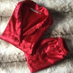 💠VINTAGE💠VS Red Satin Pajamas ❤️